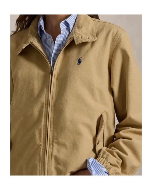 Polo Ralph Lauren Natural High Neck Zipped Jacket