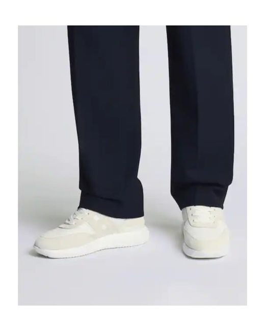 Hogan White Interactive Low Top Sneakers for men