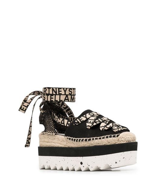 Stella McCartney Black Flat Shoes