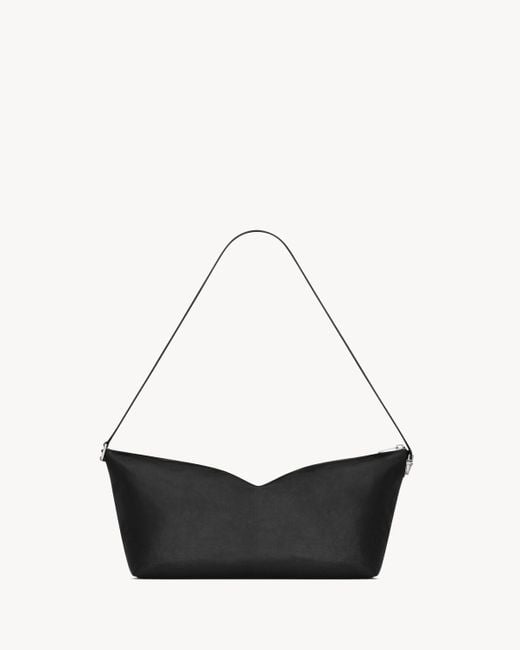 Saint Laurent Black Le Tuc Giant Crossbody Bag for men