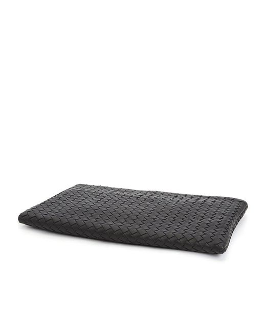 Bottega Veneta Black Intreciato Clutch