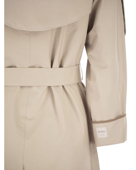 Max Mara Natural The Cube Mtcutrench Belted Trench Coat
