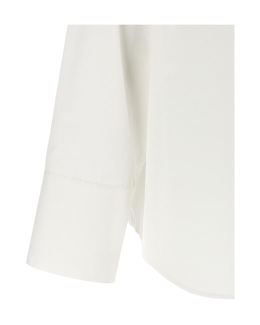 Alberta Ferretti White Single-Breasted Shirt