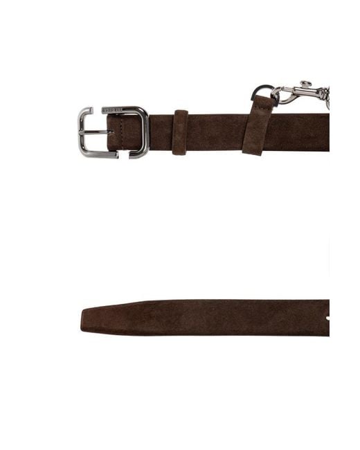 The Attico White Buckle Belt