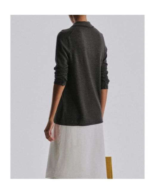 The Row Black Ocari Top