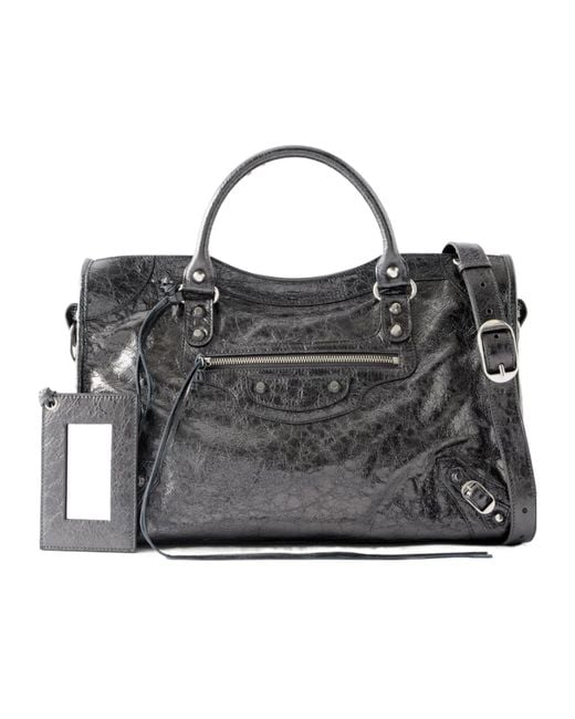 Balenciaga Black Le City Bag Medium