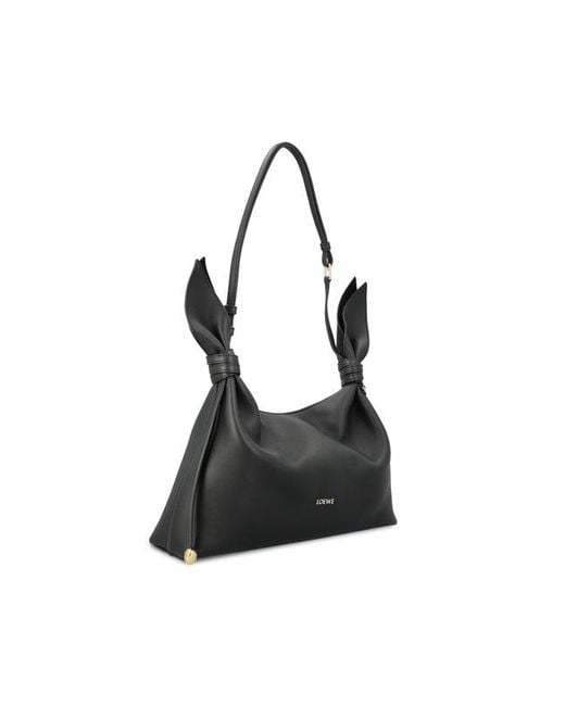 Loewe Black Logo Shoulder Bag