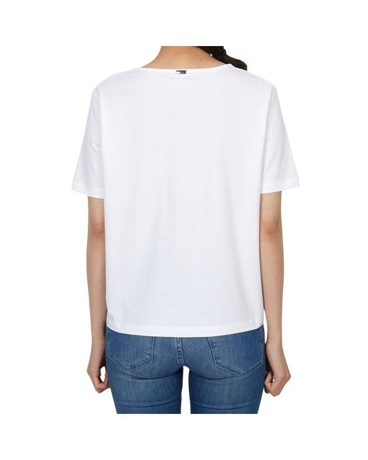 Herno White Interlock Jersey T-Shirt