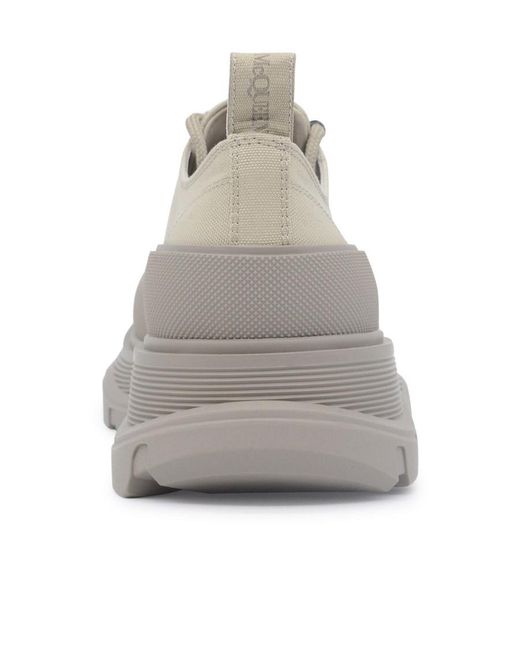 McQueen Gray Tread Slick Sneakers for men
