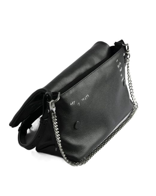 Zadig & Voltaire Black Rocky Ii Graffiti Bag