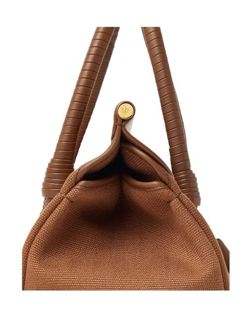 Loro Piana Brown Loom Bag L25