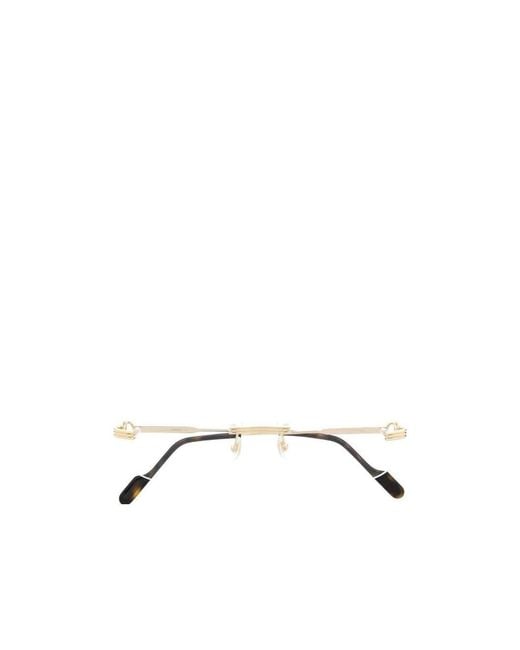 Cartier Natural Rimless Glasses for men
