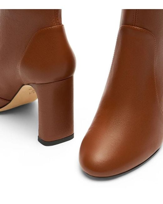 Stuart Weitzman Brown Babette Bootie 85