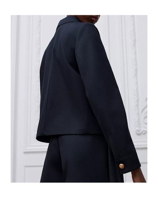 Dior Blue Médaillon Cropped Jacket