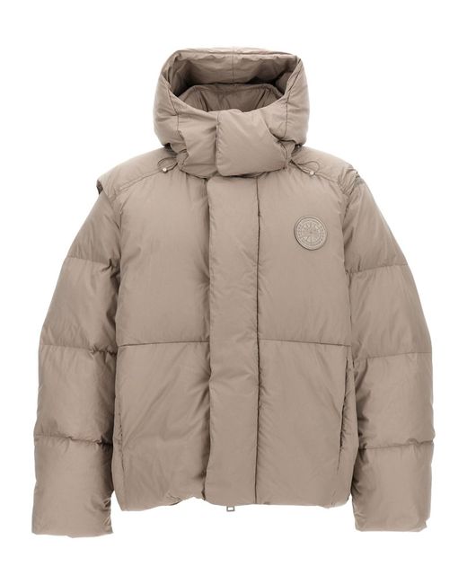 Canada Goose Brown Long-Sleeved Down Jacket for men