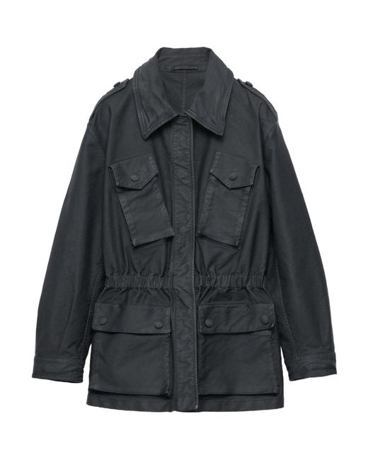 Prada Black Old Cotton Safari Jacket