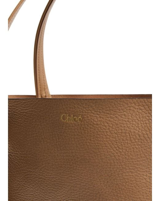 Chloé Brown Spin Shoulder Bag