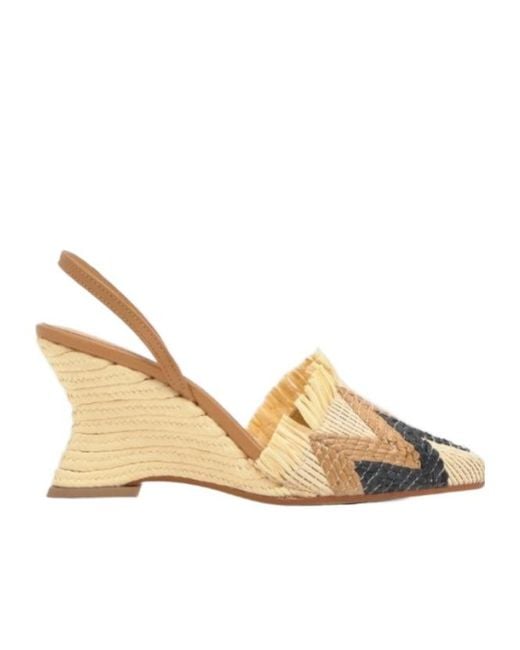Castaner Natural Castañer Johana Slingback Espadrilles