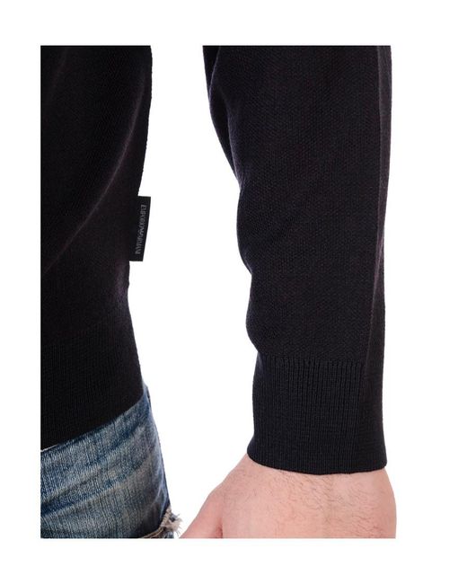 Emporio Armani Red Logo Sweater for men
