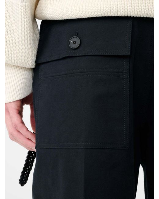 Studio Nicholson Black Balos Casual Pants for men