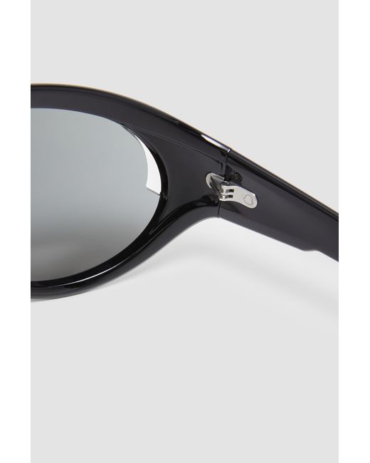 Moncler Multicolor Contrast Oval Sunglasses for men