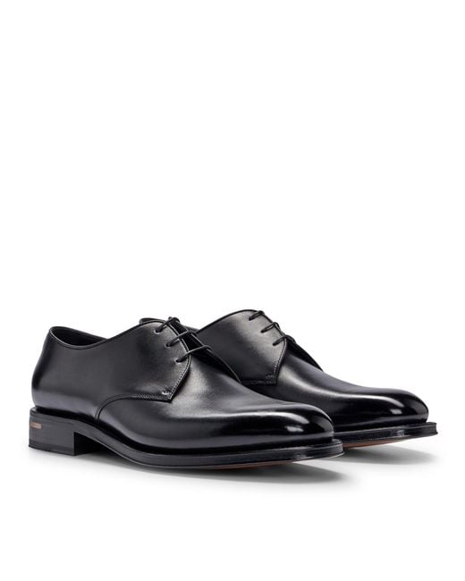 Boss Black Solid Color Loafers for men