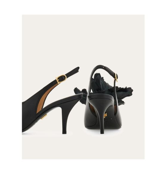 Ferragamo Black Sandals