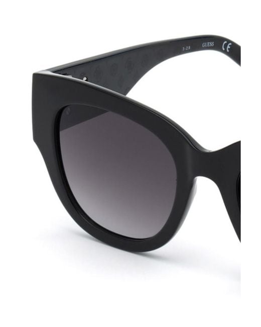 Guess White Square Frame Sunglasses
