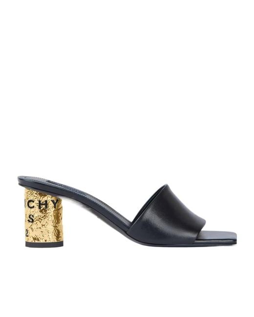Givenchy Blue Tape Heeled Mules