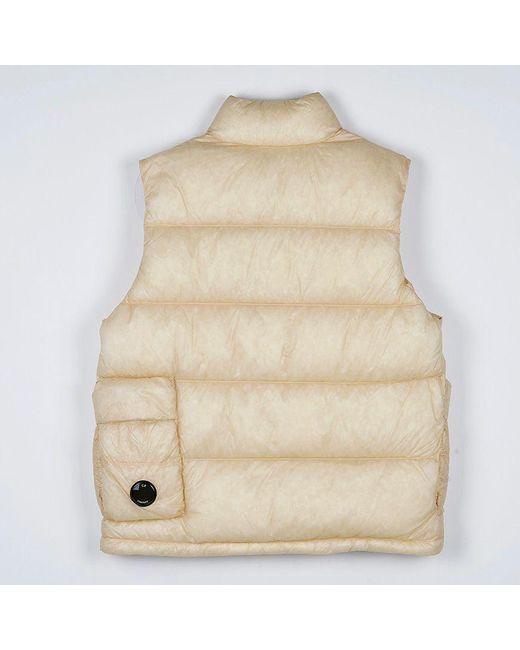 C P Company Natural Sleeveless Down Vest for men