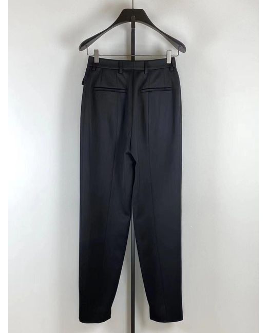 Prada Black Front Pocket Tailored Trousers