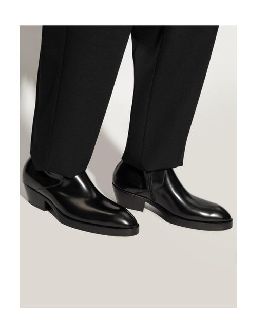 Bottega Veneta Black Side Zipped Boots for men
