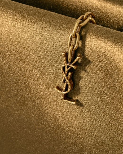 Saint Laurent Natural Evening Soft Clutch