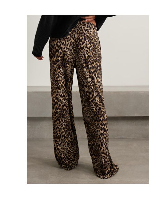 Nili Lotan Brown Elastic Waist Casual Pants