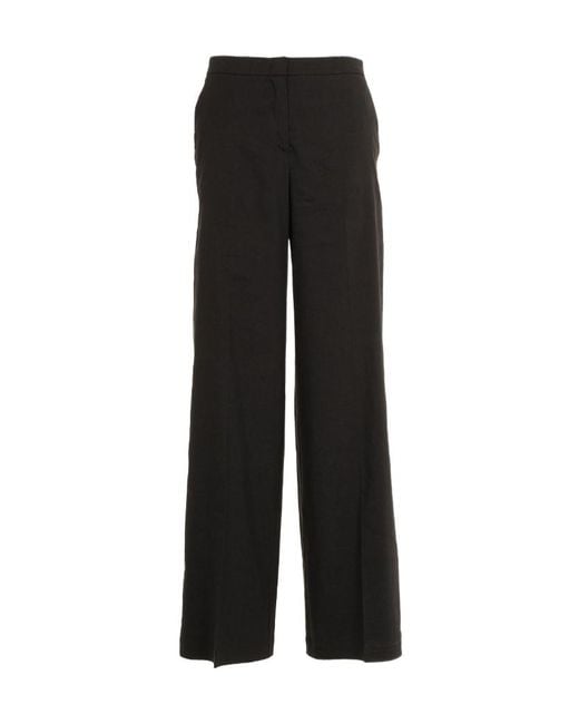 Pinko Black Stretch Pleated Trousers