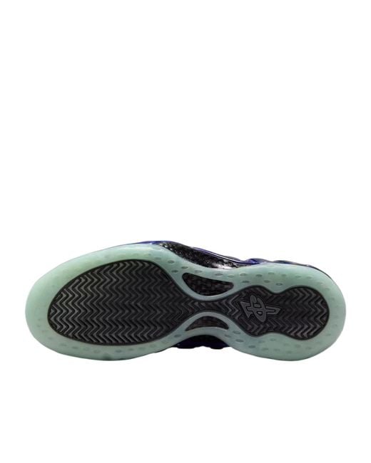 Nike Blue Air Foamposite One Galaxy Lace-Up Sneakers for men