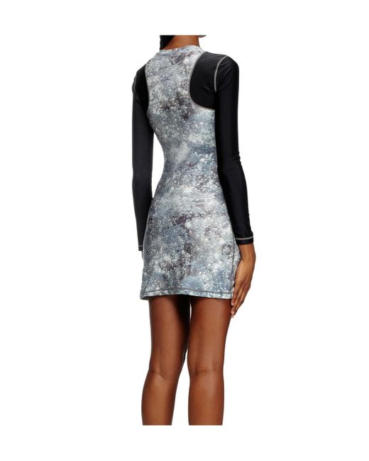 DIESEL Gray D-Vanne Mini Dress