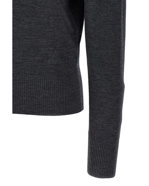 Burberry Gray Long Sleeved Turtleneck Jumper