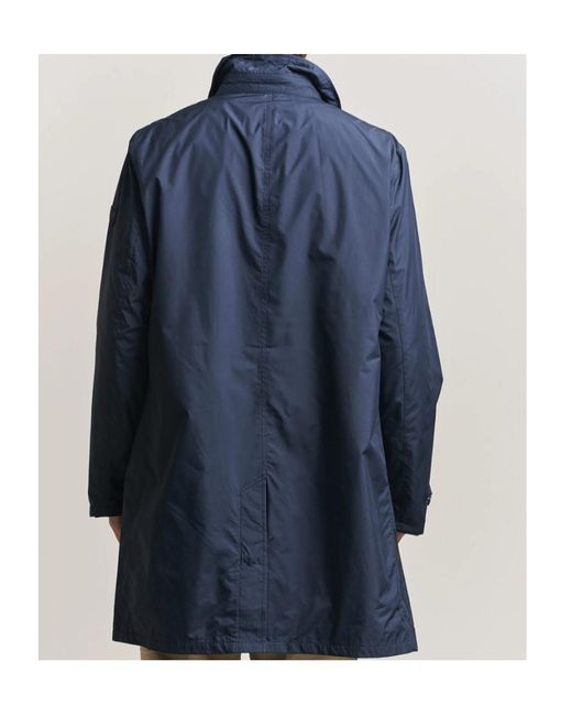 Polo Ralph Lauren Blue Long-Sleeved Trench Coat for men