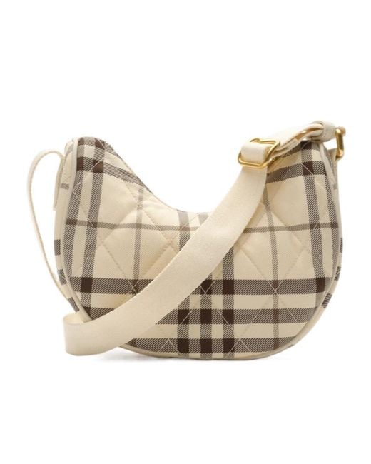 Burberry Natural Horseshoe Crossbody Bag