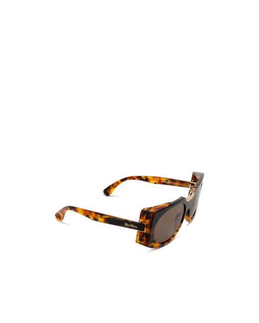 Max Mara Multicolor Oval Frame Sunglasses