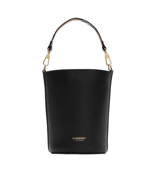 Burberry Black Small Bucket Bag