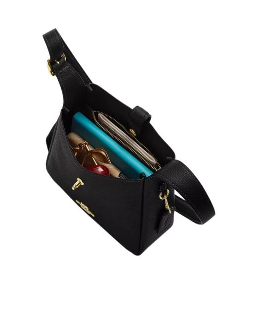COACH Hadley Mini Crossbody Bag in Black | Lyst