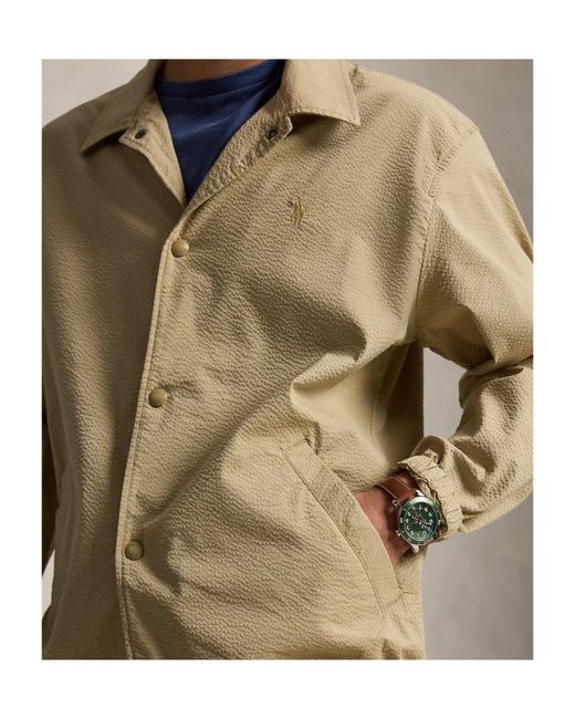 Polo Ralph Lauren Natural Long-Sleeved Casual Jacket for men