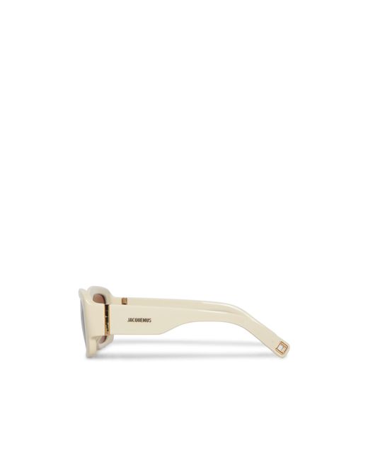Jacquemus Multicolor Wide Rectangular Sunglasses