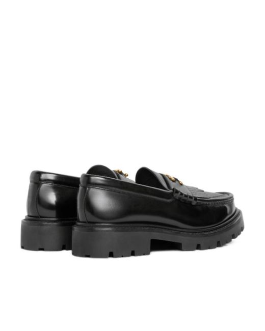 Céline Black Margaret Loafer With Triomphe Frame