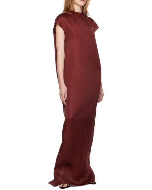 Khaite Red Lohan Maxi Dress