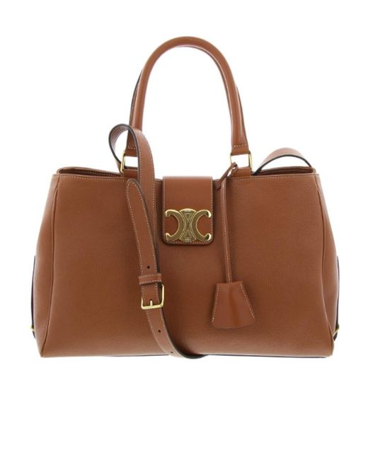 Céline Brown Medium Appoline Bag