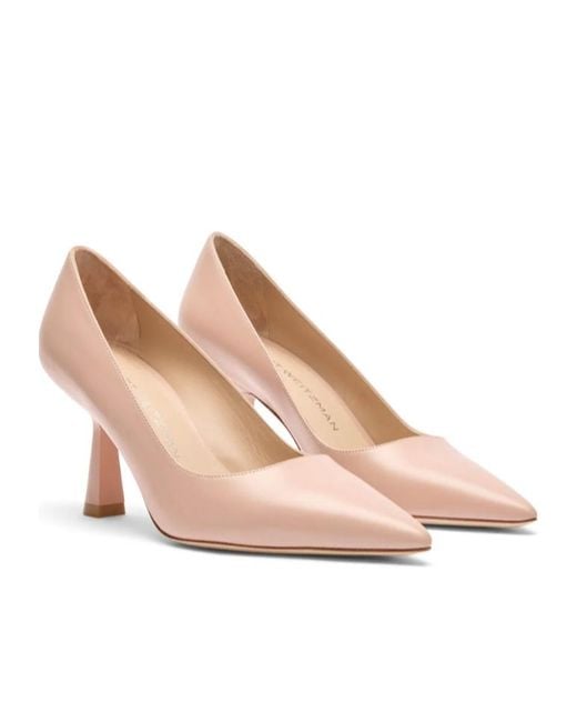 Stuart Weitzman Pink Stuart Sculpt 75