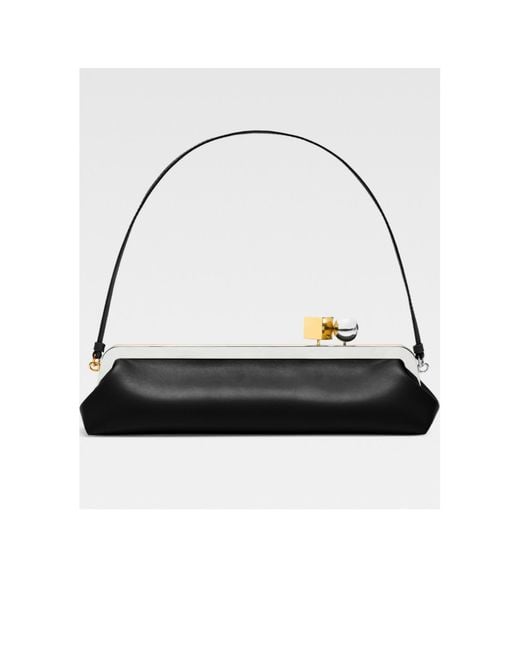 Jacquemus Black The Salon Clutch Bag